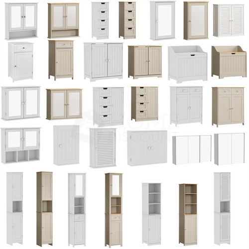 Bathroom cabinet single - single, double