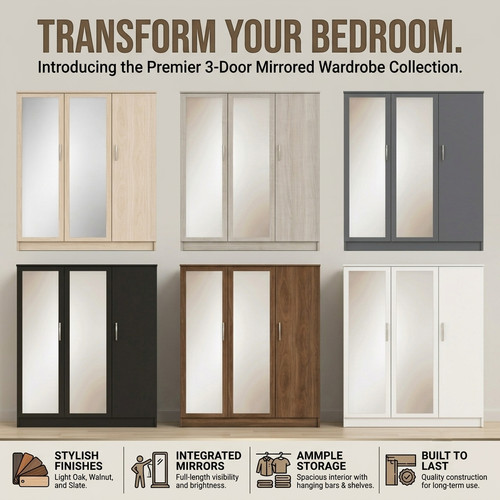 Wooden door assembled - wooden, 3