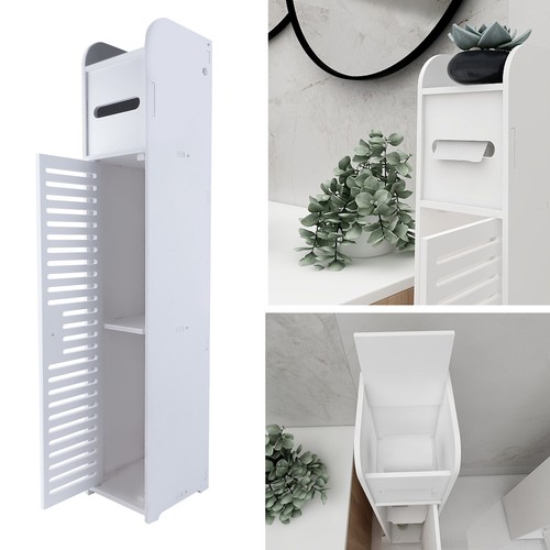 Wooden bathroom shelf - shelf, cabinet