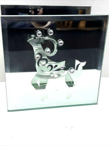 Christmas tea light - tea, mirrored