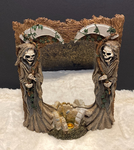 Grim reaper skeleton mirror - skeleton,