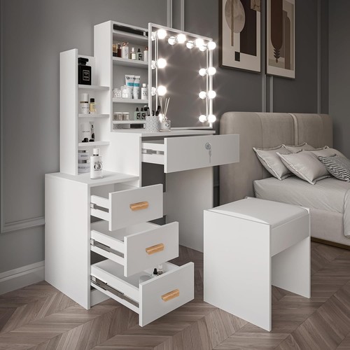 Dressing table with drawers - dressing,