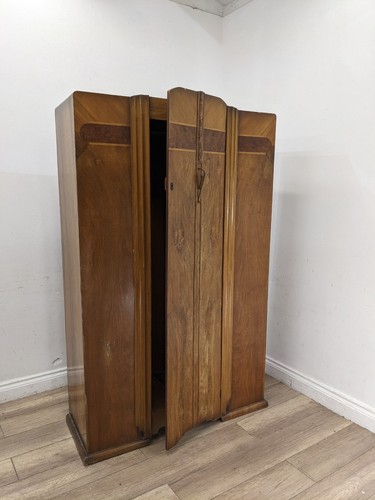 Wardrobe double burr mirror - burr,