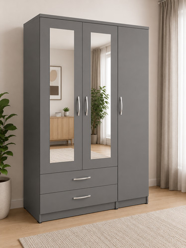 Pre assembled grey door - assembled, 3