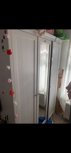 Ikea aspelund wardrobe white - ikea,