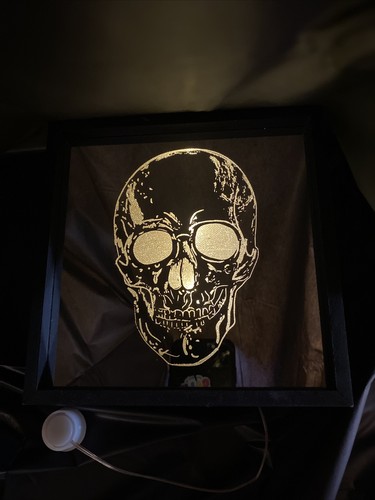 Halloween mirror decor led - halloween,