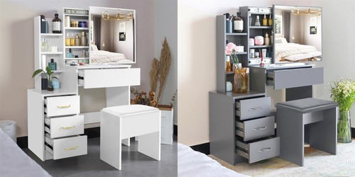 Dressing table with - dressing,
