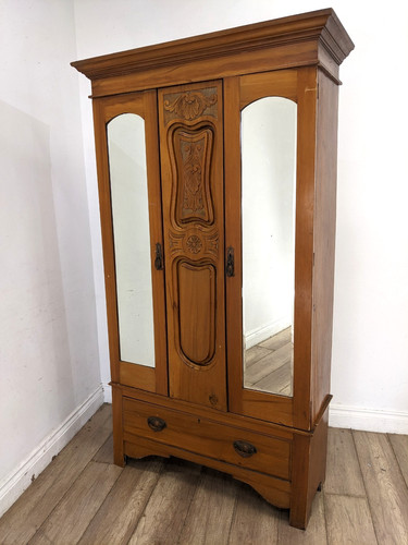 Wardrobe antique victorian - wardrobe,