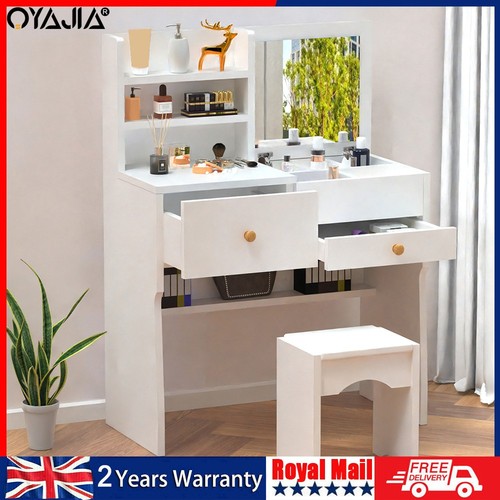 Dressing table with - dressing, mirror