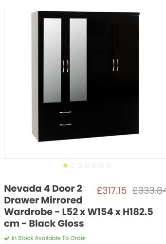 Nevada black gloss door - nevada,