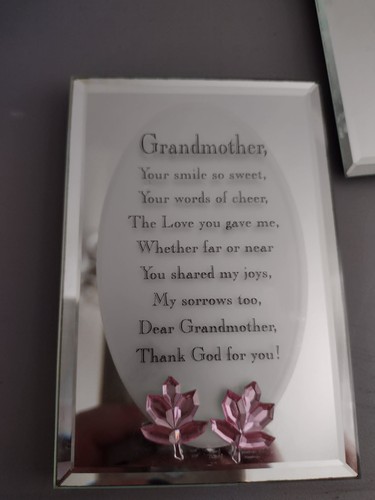 Grandmother mirrored poem - grandmother,
