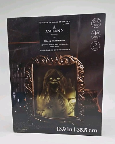 Animated haunted mirror - mirror, light